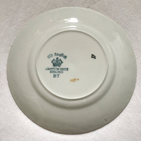 Vintage Old Staffordshire Johnson Bros England MARLOW Dessert Plate #5 - Picture 2 of 7